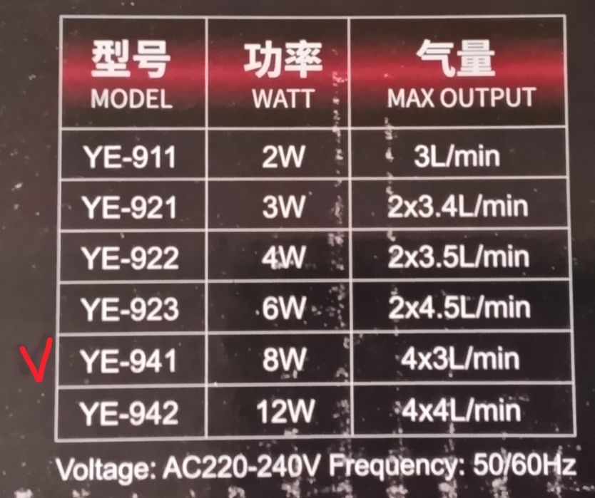 Компрессор для аквариума