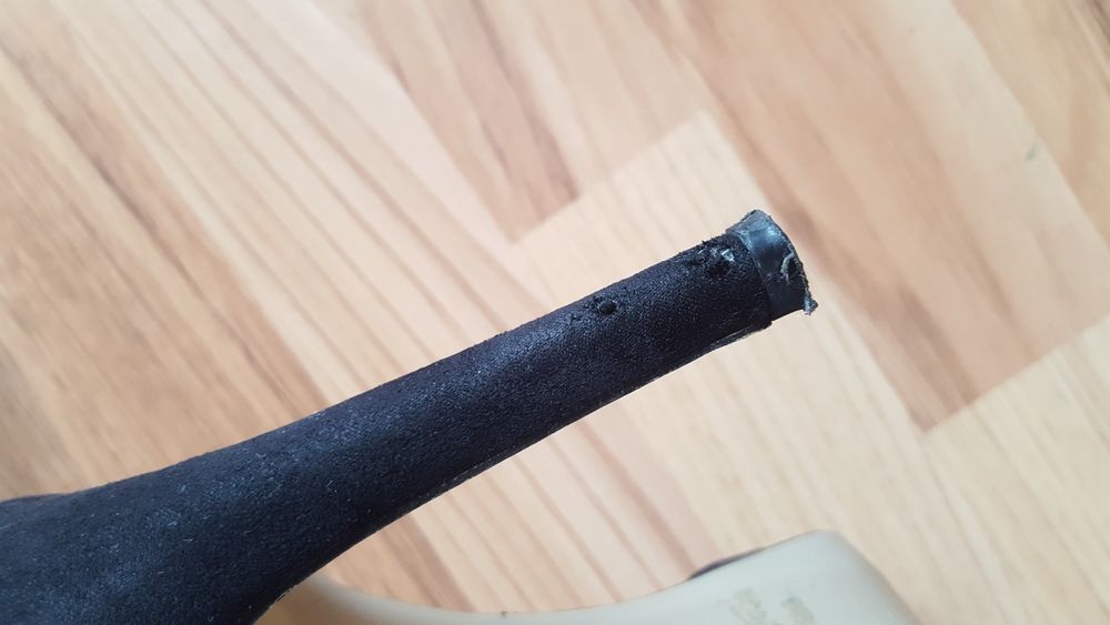 Sandale cu toc catifea neagra 36