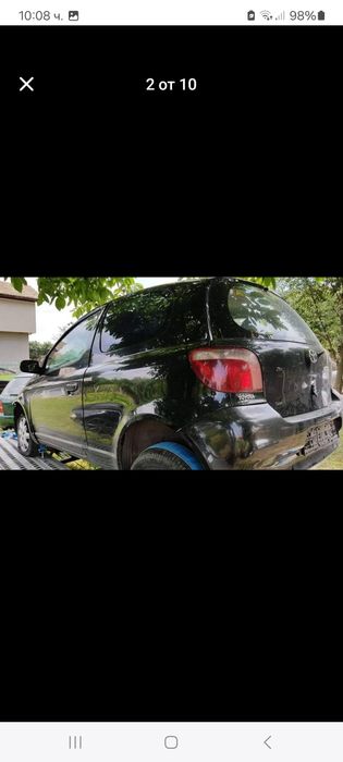 Toyota Yaris 1.0 VVTI 2001г. НА ЧАСТИ