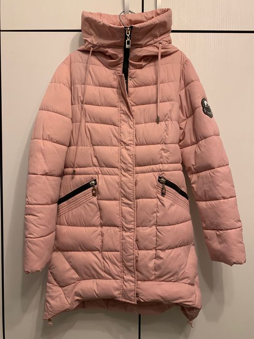 Розово зимно/Кафяво велурено яке