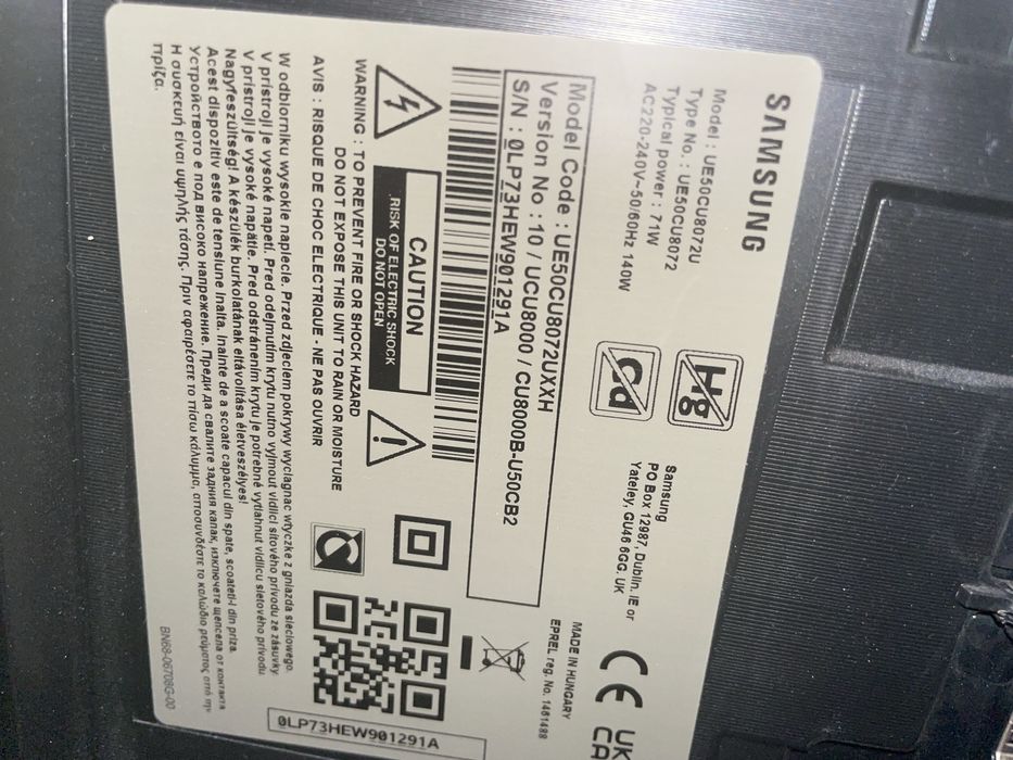 Телевизор samsung 50 ultra hd 4k