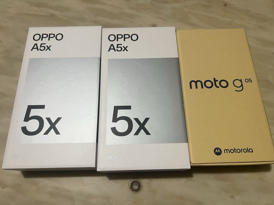 GSM - ОPPO A5x-2бр.,MOTOROLA g05