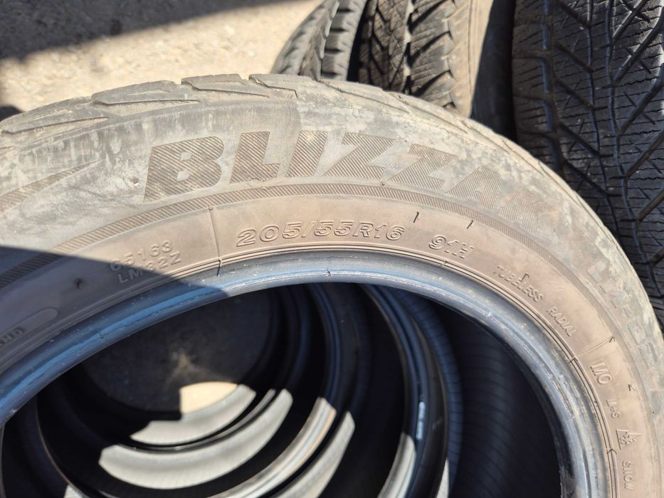 4 Anvelope M+S IARNA - 205/55/16 91H - Bridgestone Blizzak - Stare F BUNA - DOT 2015 !