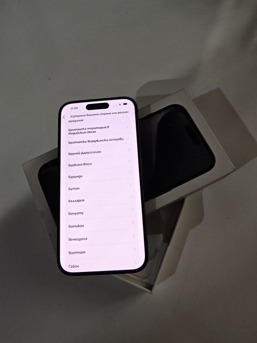 iPhone 15 Pro, Black Titanium