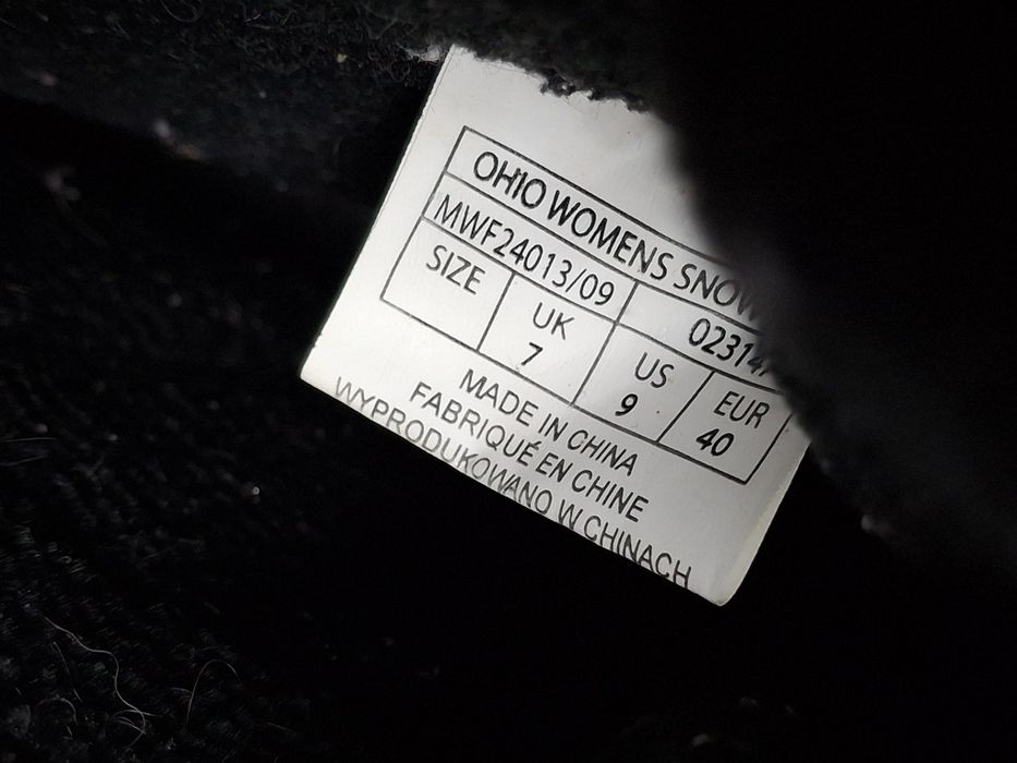 Ботуши термо Mointain Worehaus зимни апрески, -20гр  сняг.р40 Лондон.