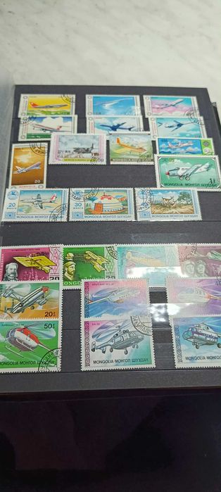 2 Clasoare A4 Timbre Romania SI Asia