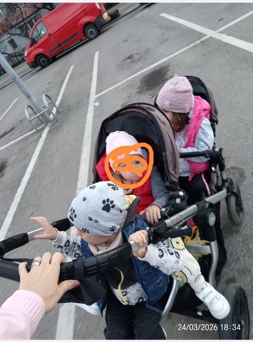 Cărucior gemeni sau frati city select