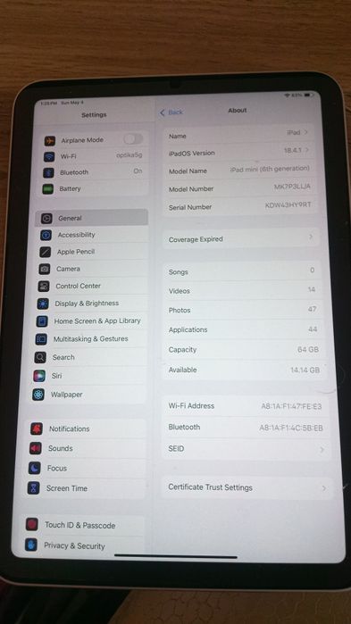 **iPad mini 6 (64 ГБ) + Apple Pencil – Отличное состояние, 5,500,000 s