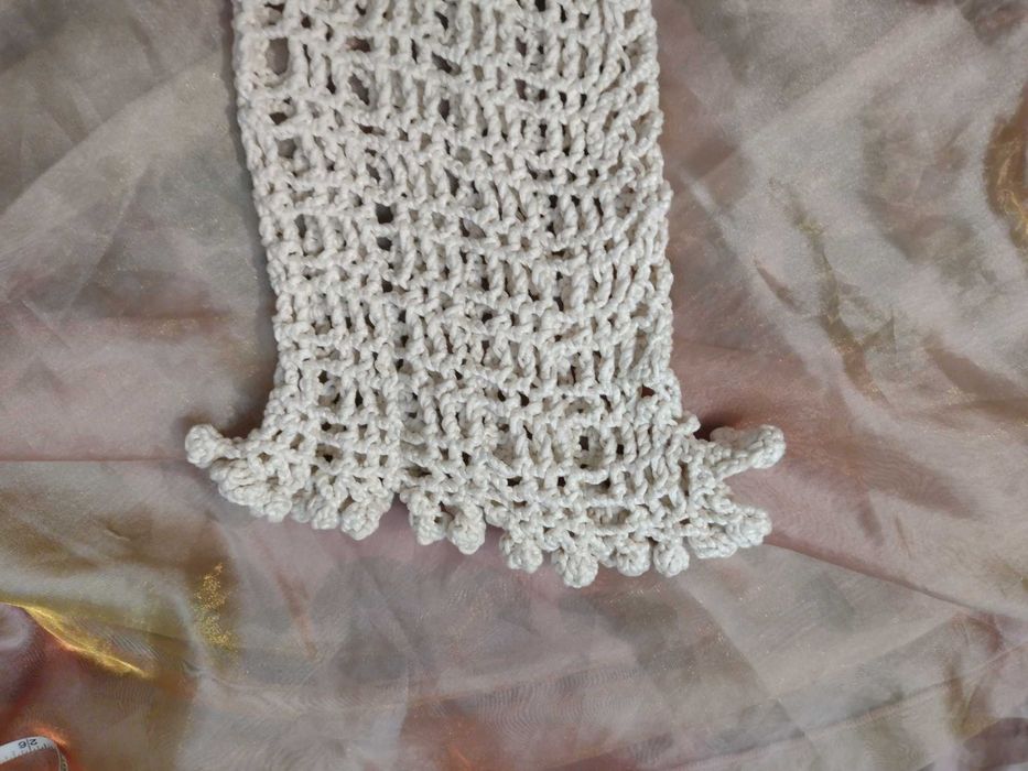 Bluza bumbac, croșetată manual