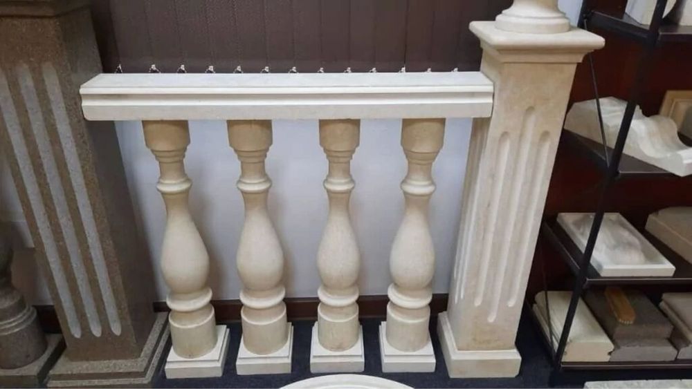 Балясины  гранитные , травертиновые , перила