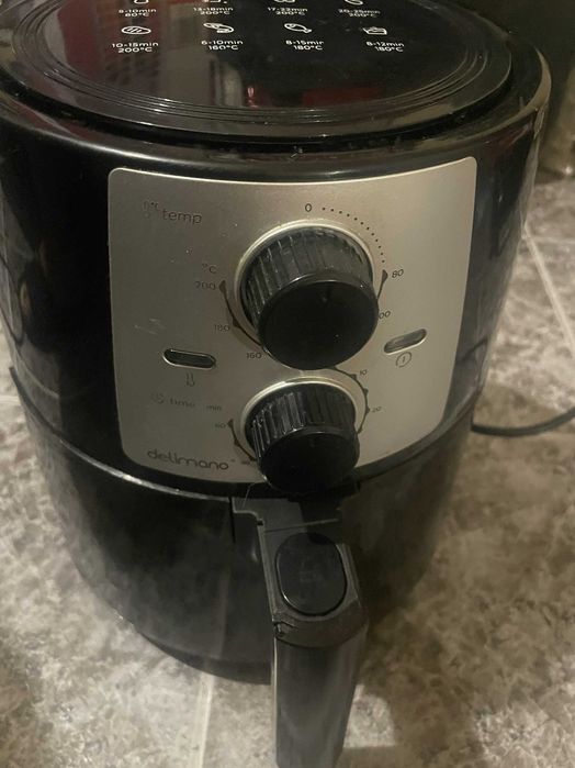 Delimano air fryer Pro (Еър фрайър) уред за здравословно готвене