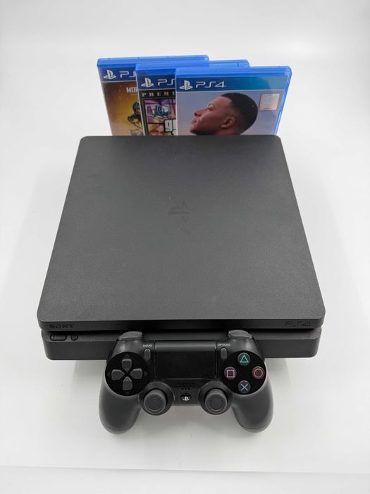 Consola PlayStation 4 Slim 1TB + 3 jocuri Garantie 24 luni CashBox