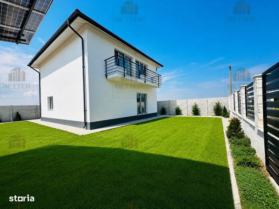Casa - 4 Camere - Finalizata | Teren 340 mp | Panouri fotovoltaice