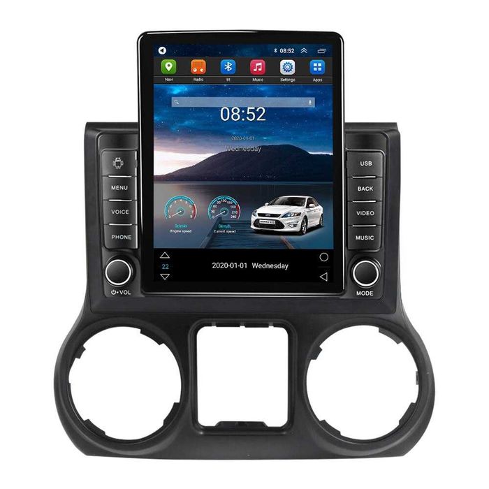 Navigatie Jeep Wrangler 2011 - 2018 Ecran TESLA 9.7 inch 4GB RAM