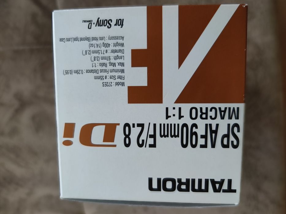 Продавам обектив Тамрон и фотоапарат Сони.за Сони A - mount AF