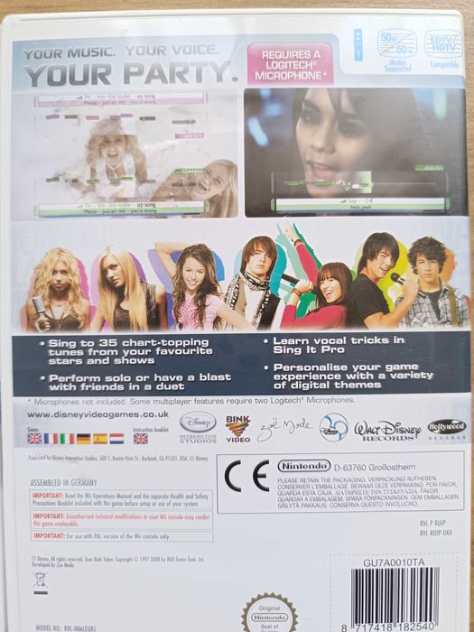 Wii Jocuri karaoke + microfon USB 190RON