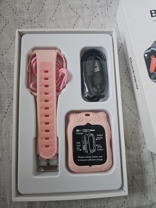 Детски смарт часовник Blackview BVZ30, 1.75'', розов