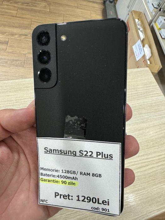 Samsung S22 Plus 128gb/8gb ram + huse cadou