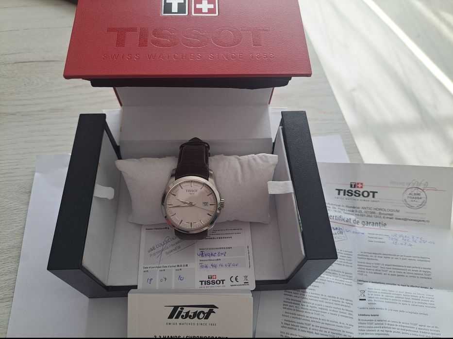 Ceas Tissot Couturier  Quartz T035.410.16.031.00  nou