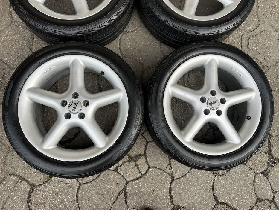 Jante aliaj 5x100mm, anvelope vara 225/45 R17, VW Golf 4 Bora Beetle, Audi TT A3, Skoda Octavia 1, Toyota Subaru Seat Leon