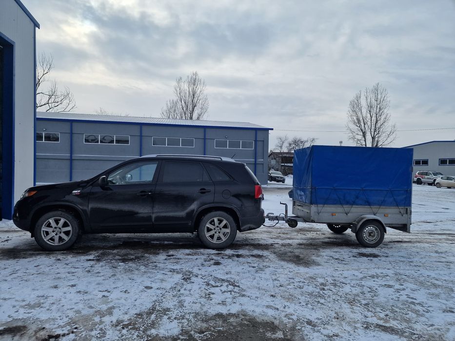 Remorca 750kg suprainaltata si ranforsata, inmatriculata