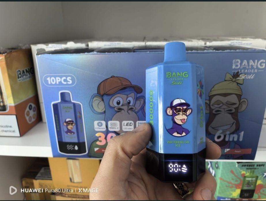 Oferta Vape 300.000 Puffs 6 Arome Reincarcabil Display Abur Mult