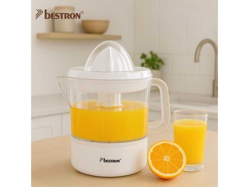 Електрическа Цитрус Преса Bestron 0.7L – 40W, Бяла