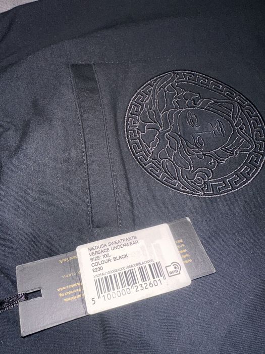 Pantaloni de trening Versace Medusa negri de barbati