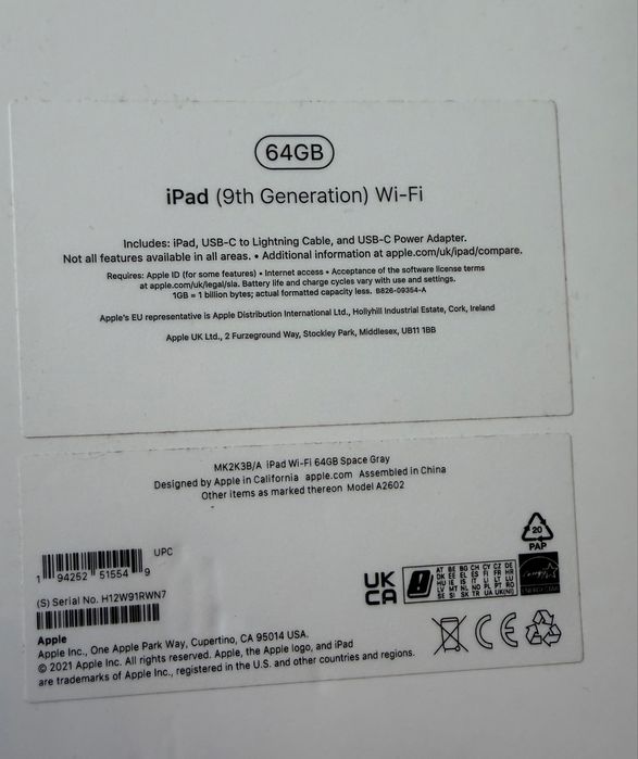Apple IPaD 9 поколение