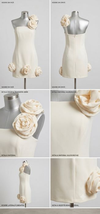 Rochie mini elegantă Bogas - Mărimea L