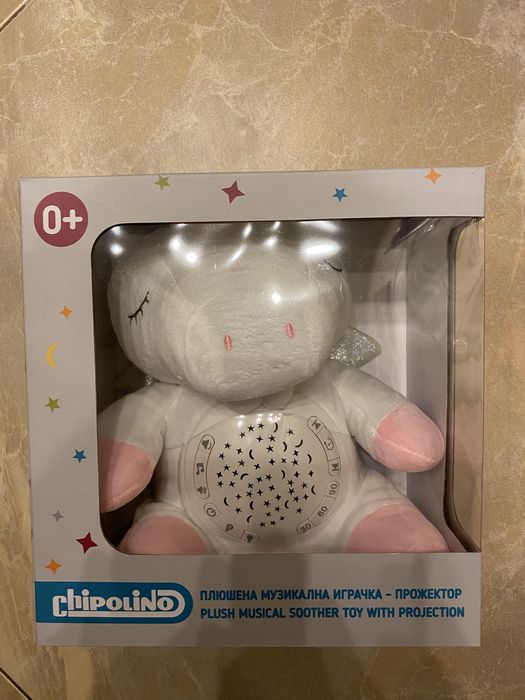 CHIPOLINO Играчка с проектор, бял шум и музика ЕДНОРОГ