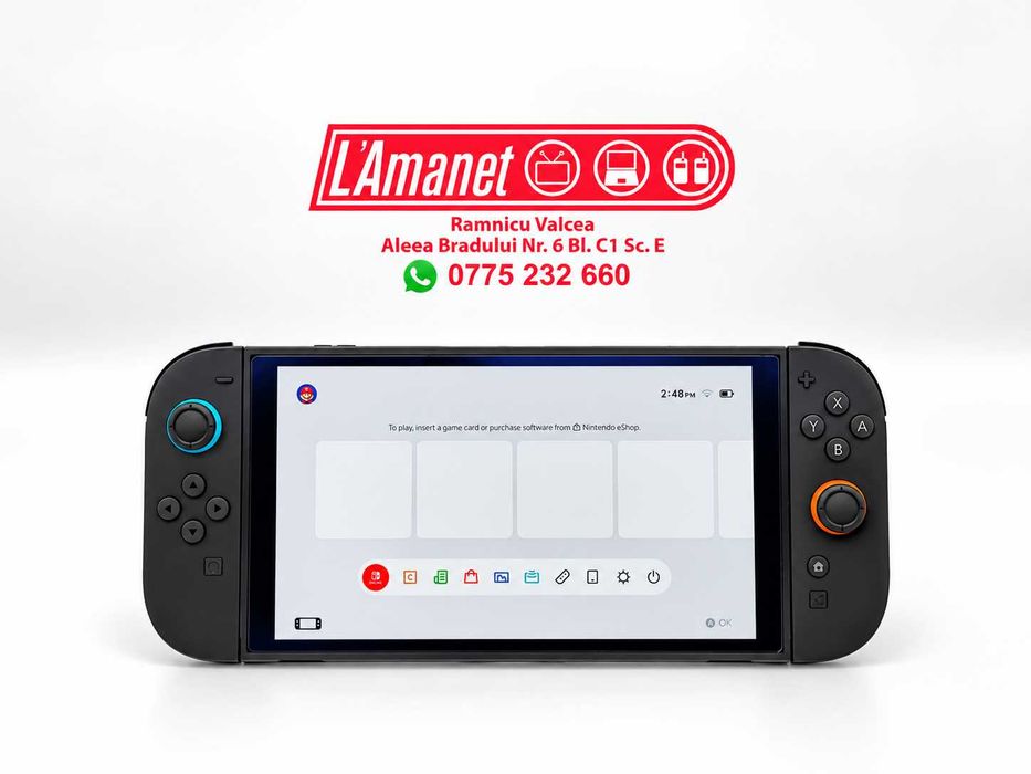 Nintendo Switch 2 Black Joy-Con Red/Blue 256GB + Nintendo Controler Pro Alimentatoare Priza 2 Bucati Garantie August 2028
