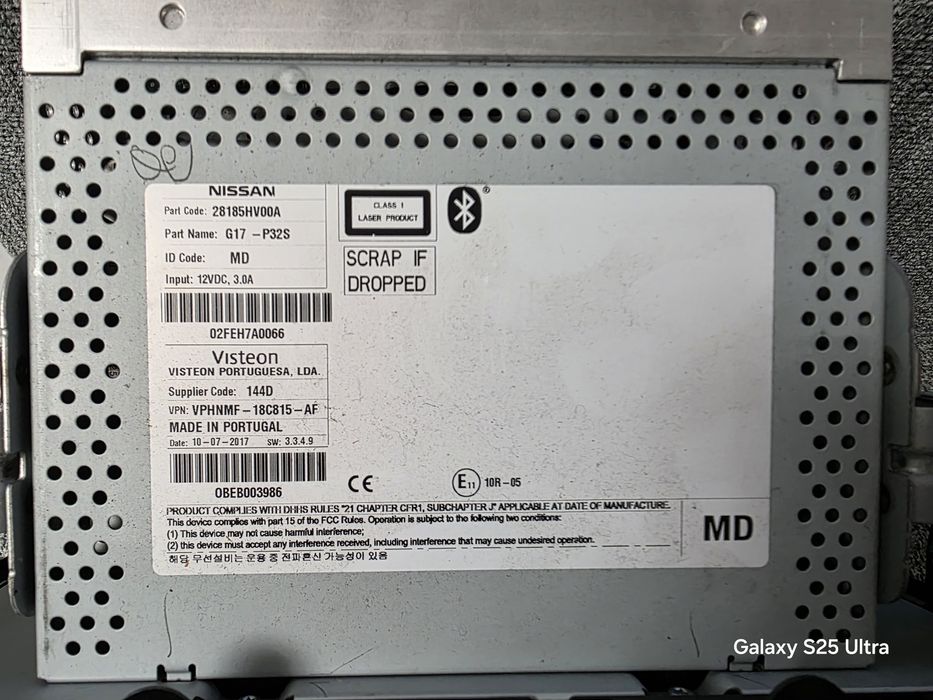 Radio cd player 2din Nissan Qashqai