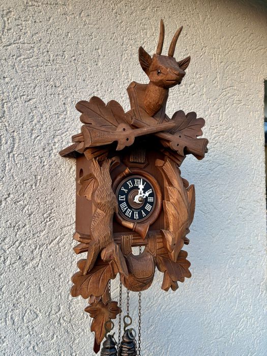 Ceas vechi cu cuc Regula Muntii Padurea Neagra