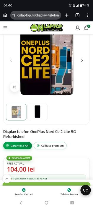OnePlus nord ce 2 lite 5g