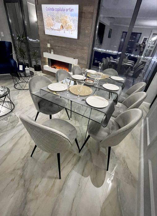 Masa sticla securizata Burano Kave Home