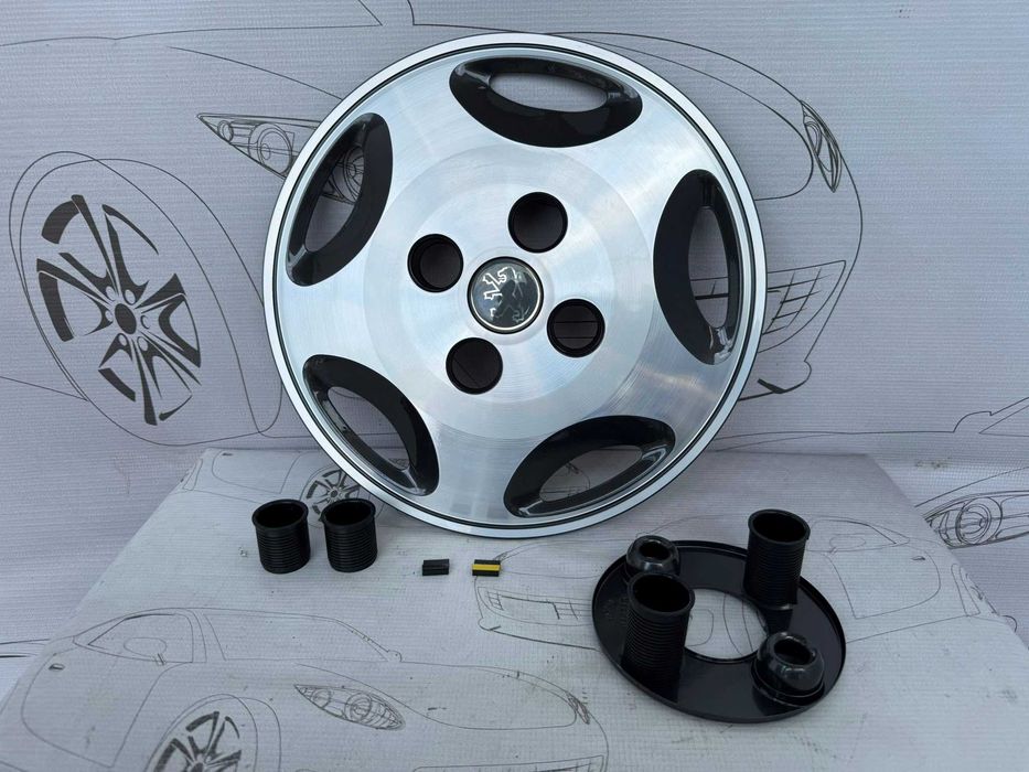 Capac Roată Metalic Argintiu Negru Peugeot 106 940615 1996 / [1996-2003] / (4B2)