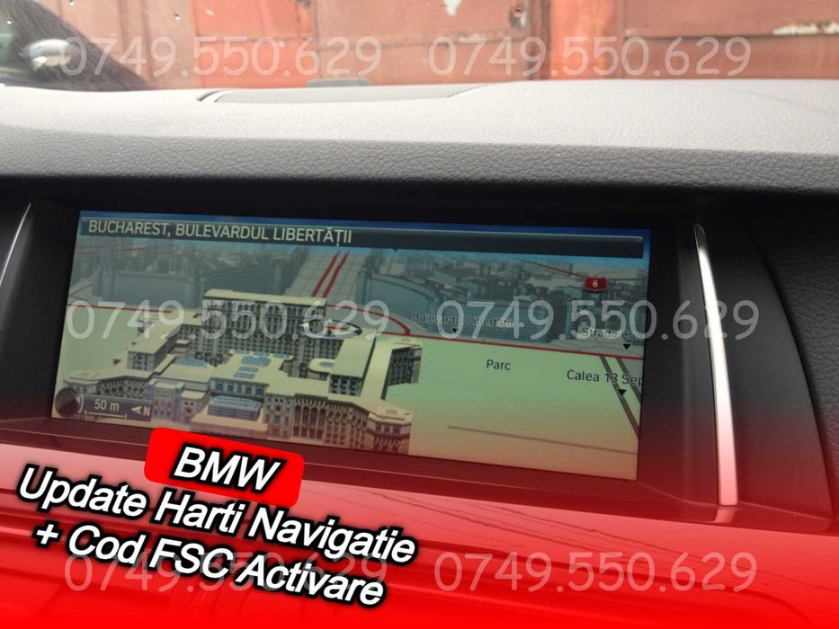 Update hărți navigație pentru BMW Seria 5 E39 E60 F10 G30 G60