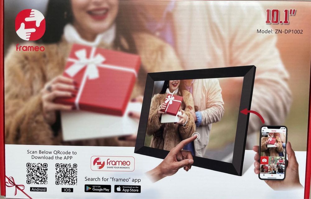 Фоторамка 10.1” (25.65 см) IPS дисплей с висока резолюция 1280×800 px