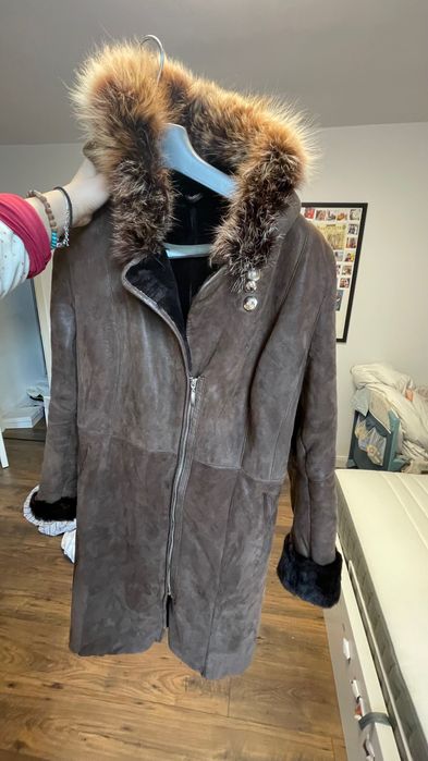 Кожено палто като ново