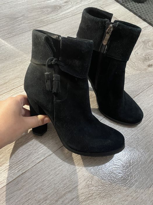 Ботильены натуральная замша