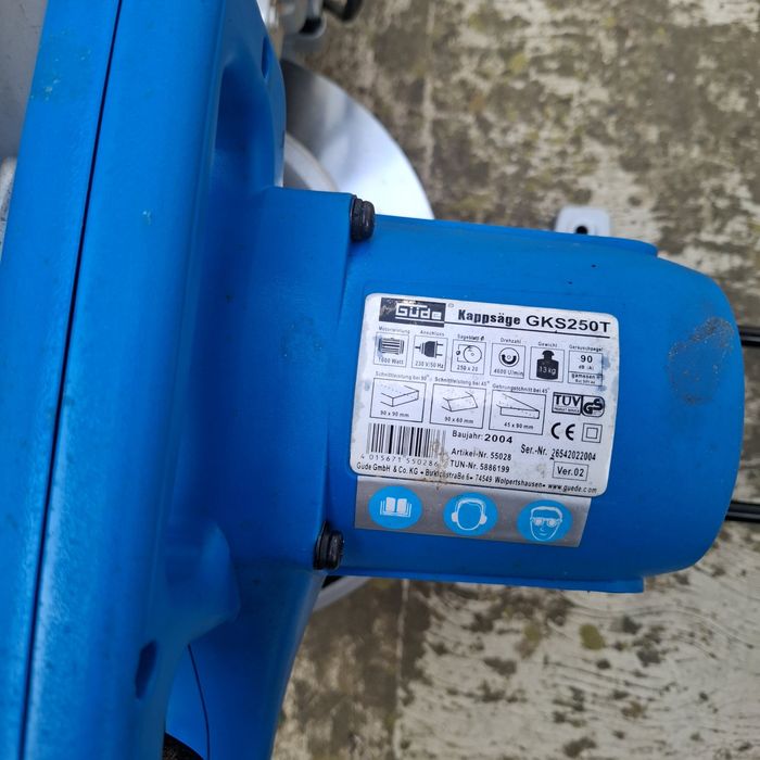 Fierăstrău Circular Kappsage model GKS250T ,in stare buna, Germania