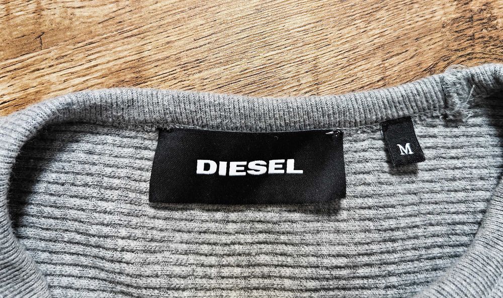 DIESEL Оригинална мъжка фланелка сива блуза размер М