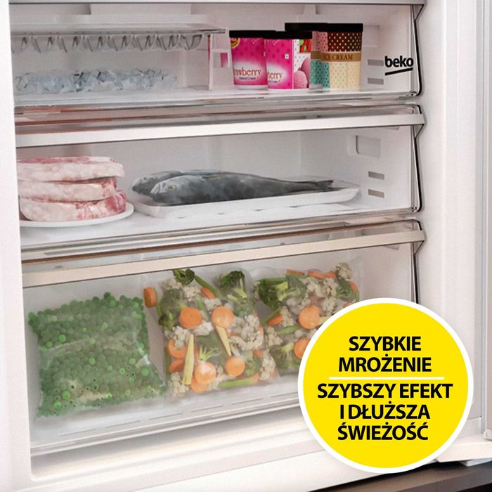 Нов инверторен хладилник с фризер BEKO bPRO500 No Frost 203 см