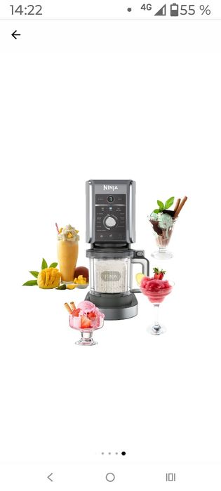 Aparat de inghetata Ninja CREAMi Deluxe NC501, 800W