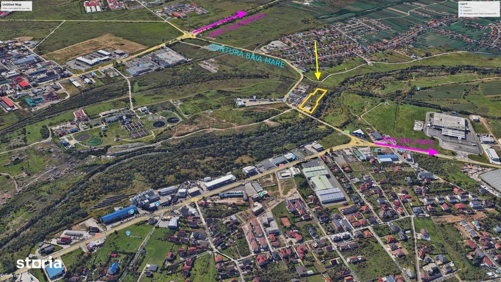Teren intravilan 10.000 mp - Baia Mare | Dezvoltare comercială