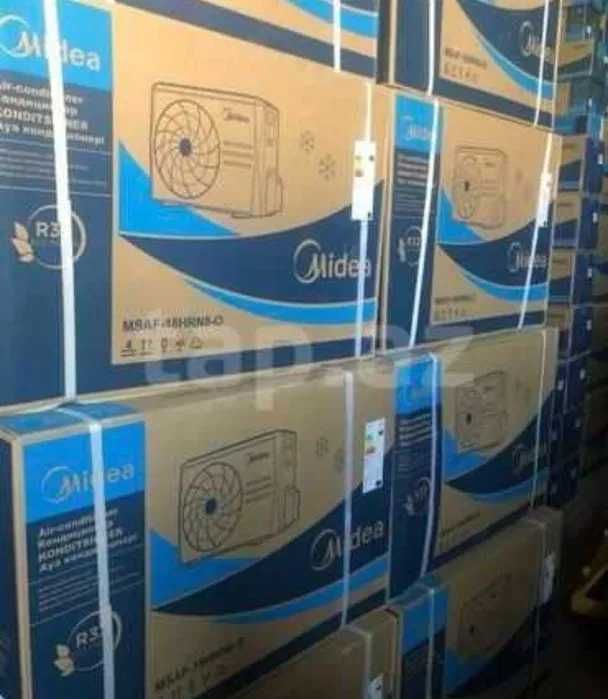 Кондиционеры Midea 12-24 низкие цены Лоставка установка Рассрочка