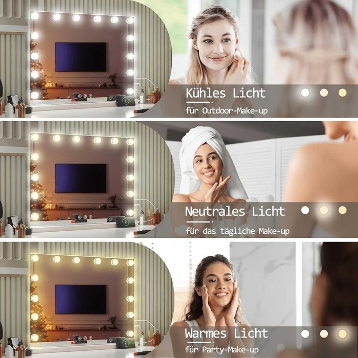 Огледало с лед осветление  Hollywood