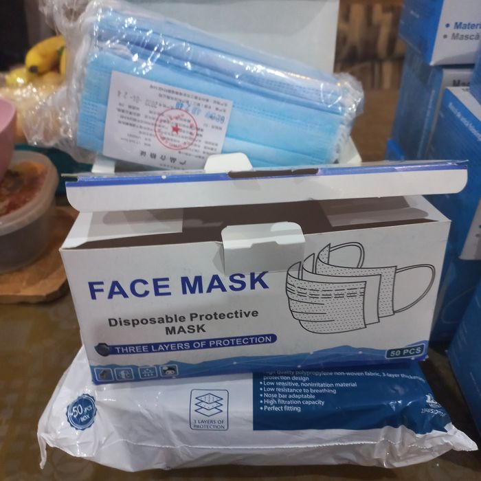 Masti protecție 3 straturi 50 buc cutia