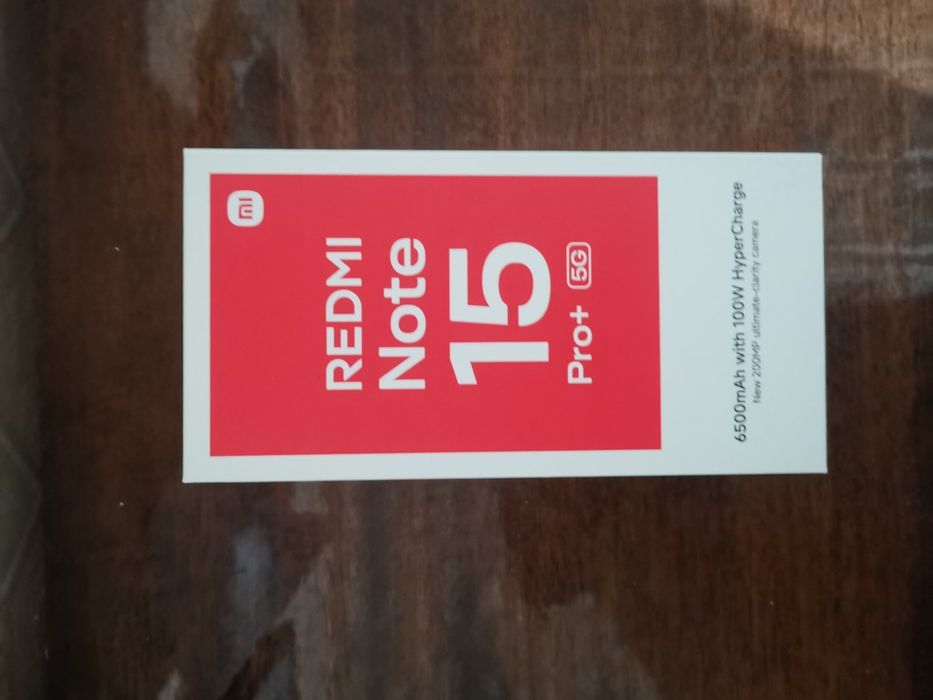 Xiaomi redmi note 15 pro plus 5g. 12 ram 512gb .Като нов! С гаранция. Закупен преди 2месеца